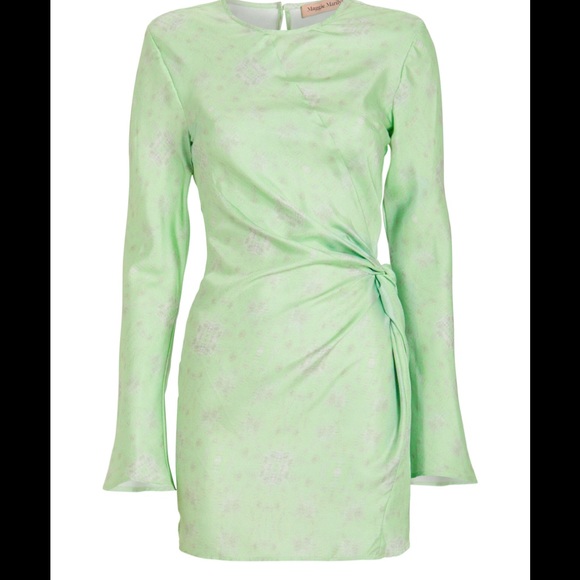 Maggie Marilyn Dresses & Skirts - Maggie Marilyn Green Silk Dress